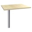 3253310148130-Extension IDRA/DUAL sur pied tube - 80 x 60 cm - Pied alu - plateau imitation Erable-P_79398169_1-0