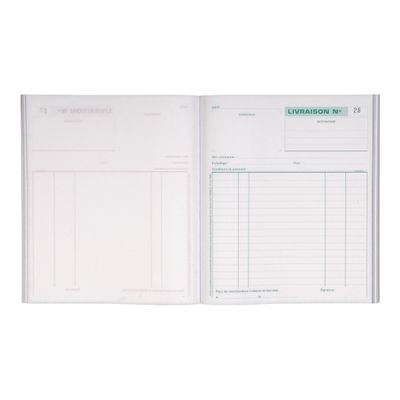 3130630131618-Exacompta - Manifold Carnet de livraisons - 50 tripli - 21 x 18 cm-Avant-1