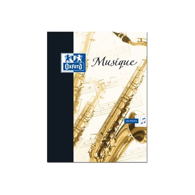 3020122883630-Oxford - Cahier de musique A4 (21x29,7 cm) - 48 pages - 24 pages à portée et 24 pages grand-P_288363_2-0